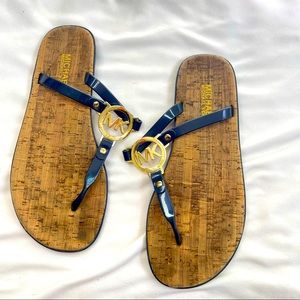 Navy Blue Michael Kors Sandals